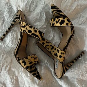 Steven Madden Animal print Heeled Sandals ( Size 6.5)